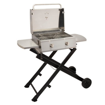 CHEF'S STYLE ROLL-AWAY GAS GRILL